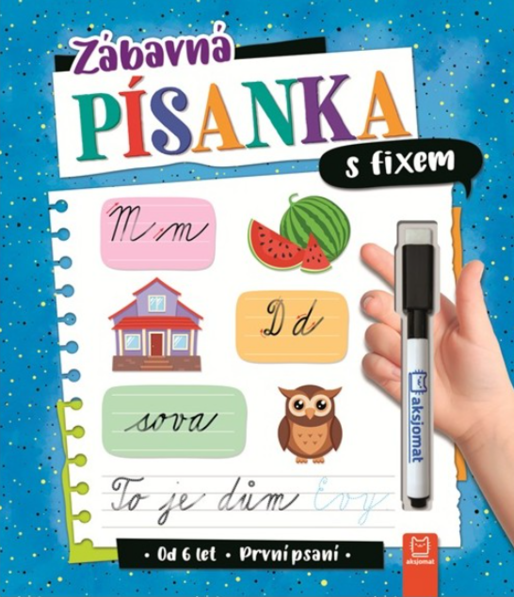 Kniha Zábavná písanka s fixem - První psaní