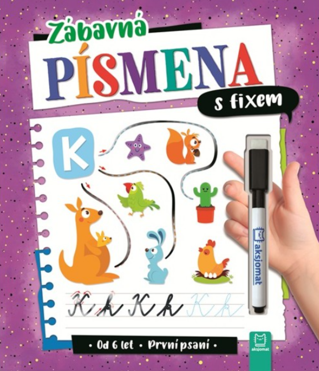 Kniha Zábavná písmena s fixem - První psaní