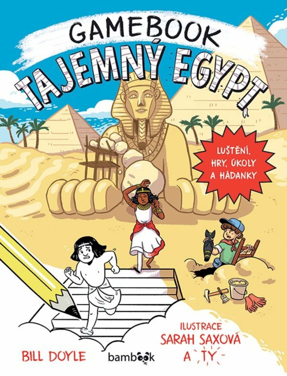 Kniha Tajemný Egypt - GAMEBOOK