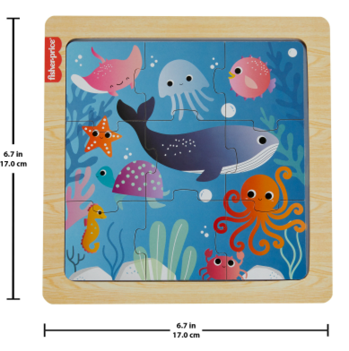 Dřevěné puzzle Moře