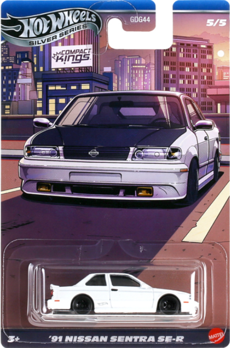 Hot Wheels Silver Series – '91 Nissan Sentra SE-R (1:64)