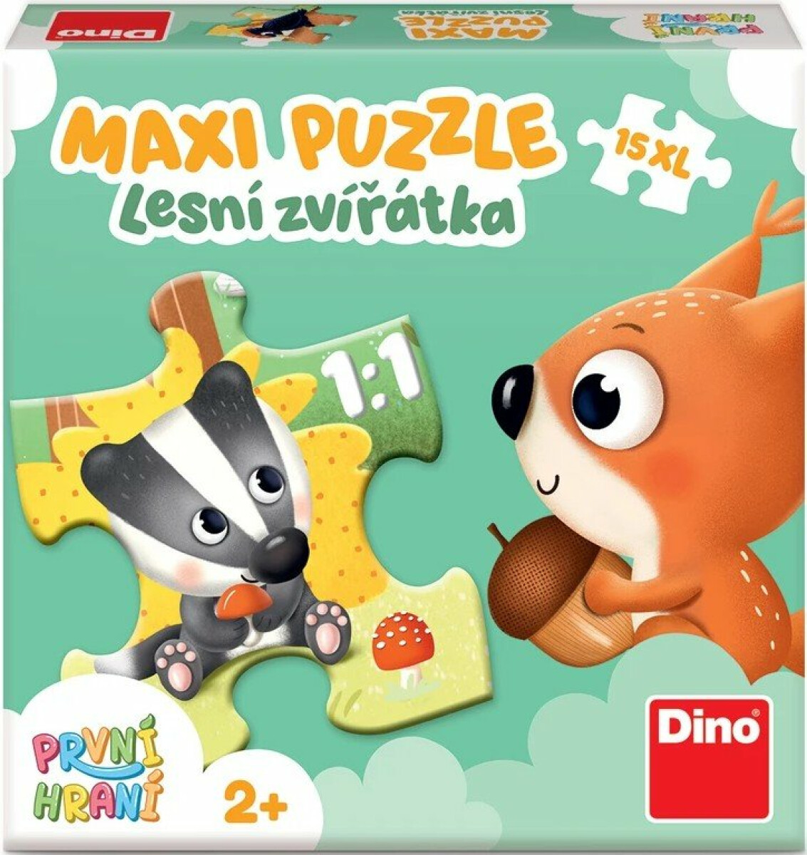 První hraní: Lesní zvířátka 15 maxi Puzzle