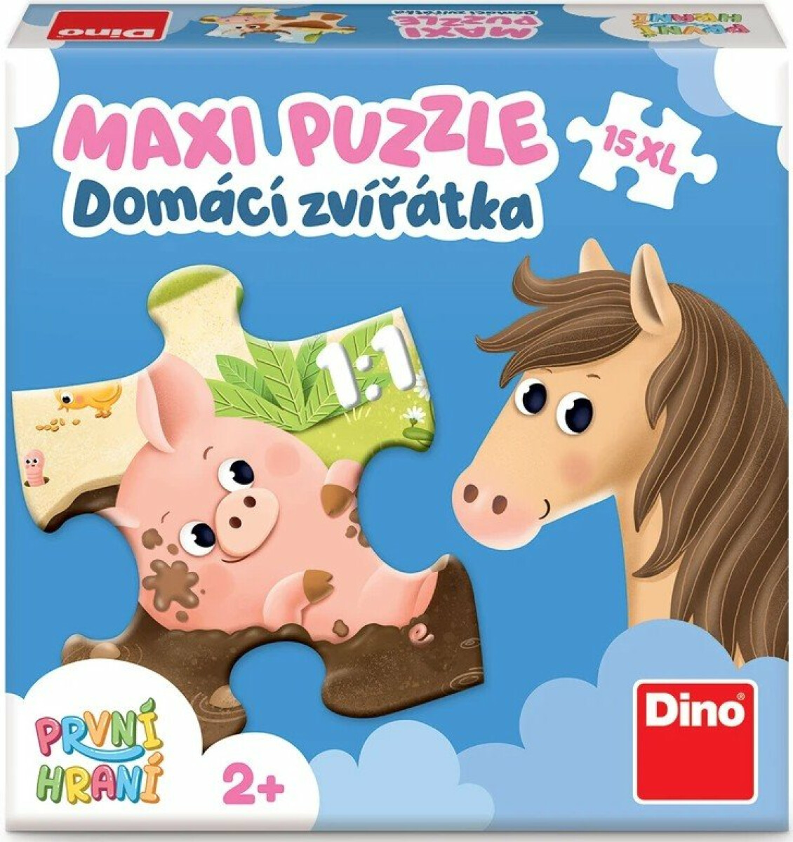 První hraní: Domácí zvířátka 15 maxi Puzzle