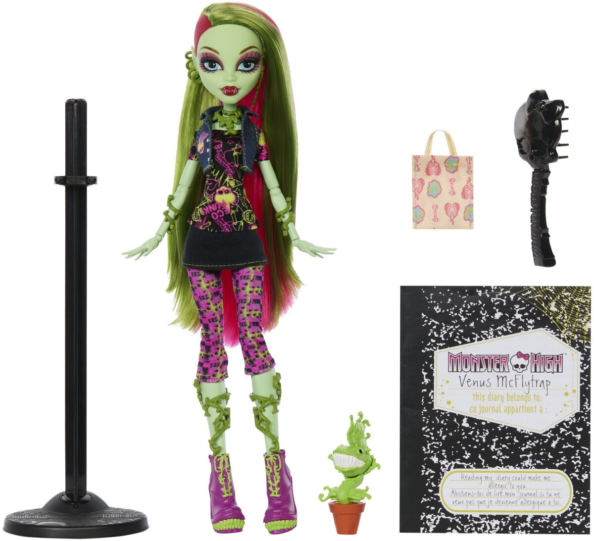 Monster High panenka RETRO VENUS (obrázek 5)