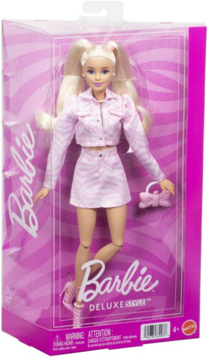 Barbie DELUXE style modelka s proužky