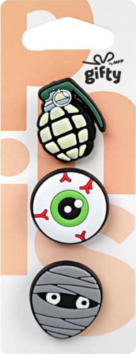 Gifty - Silikonová sada 3 pinů dobrodruh