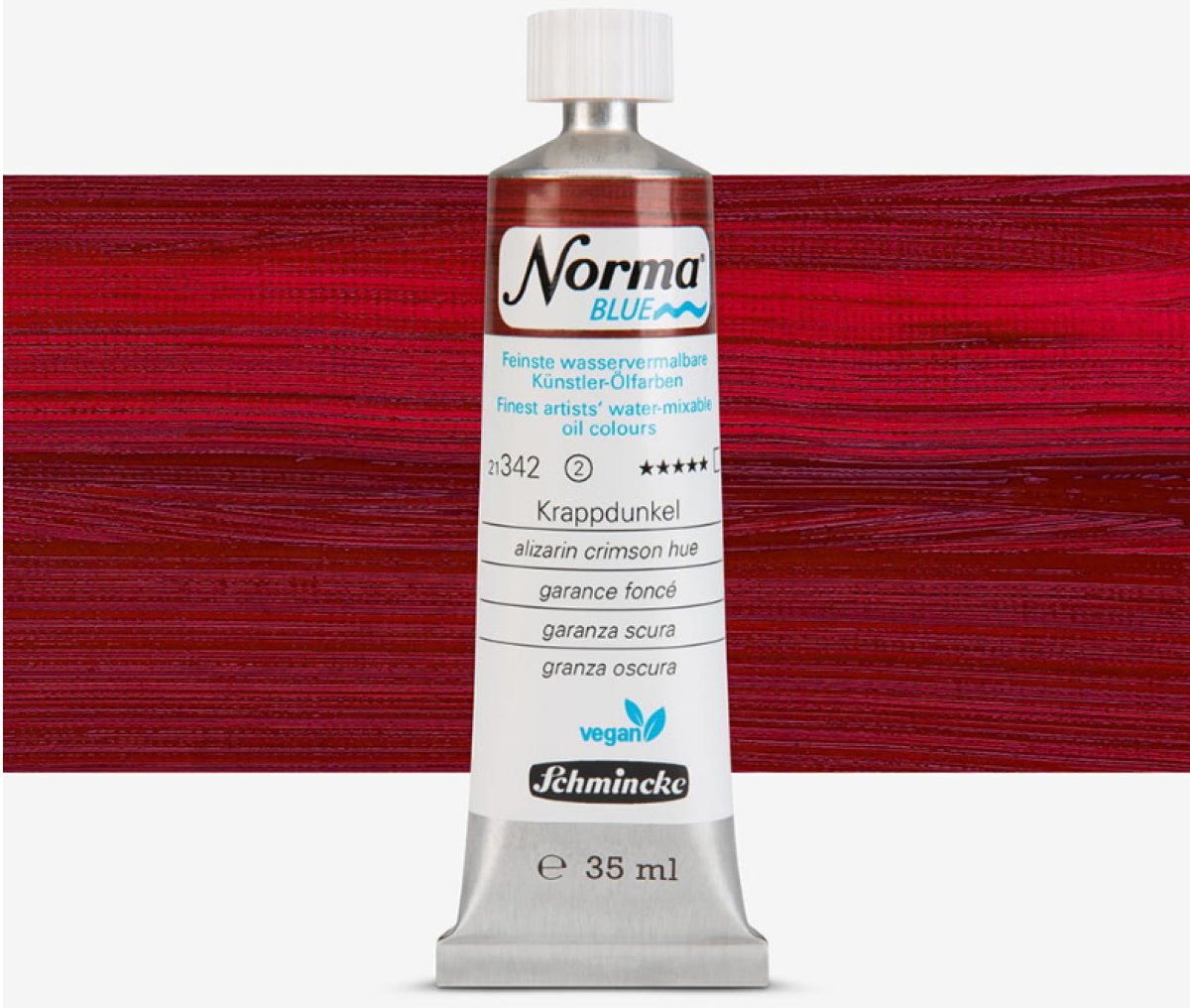 Olejová barva Norma Blue 35ml – 342 Alizarin crimson hue