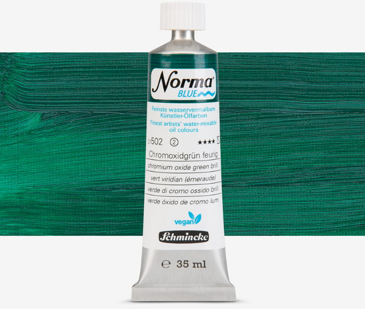 Olejová barva Norma Blue 35ml – 502 Chromium oxide green brillant