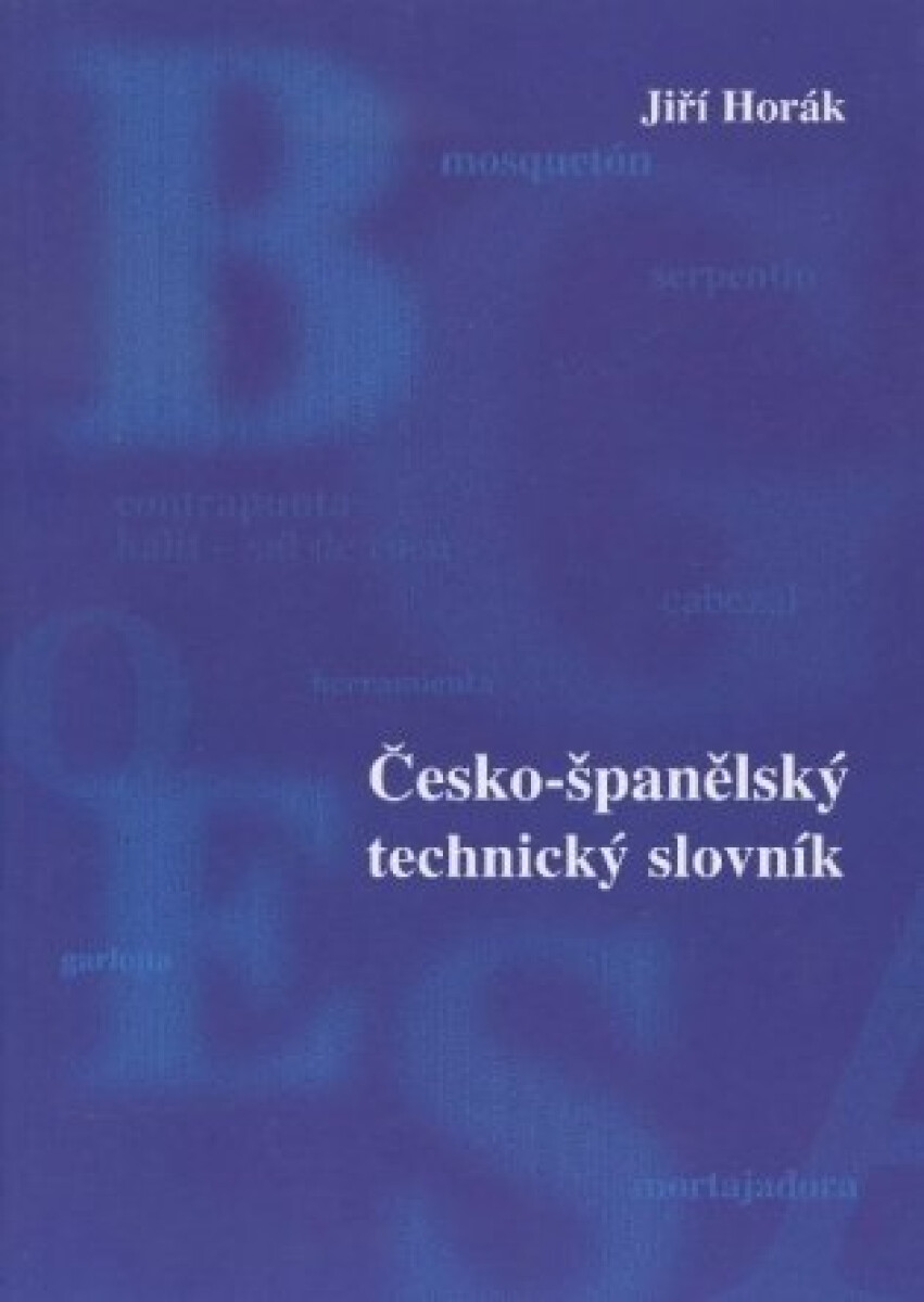 Kniha Česko-španělský technický slovník