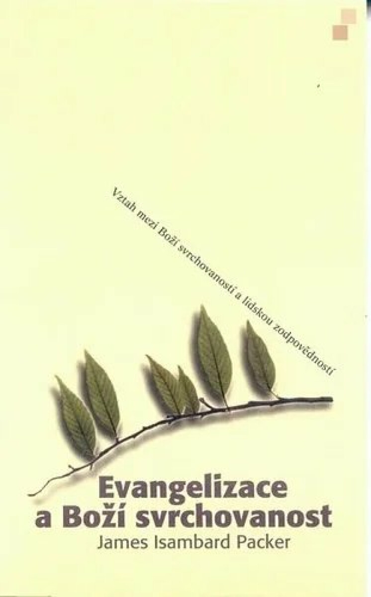 Kniha Evangelizace a Boží svrchovanost (poškozená)