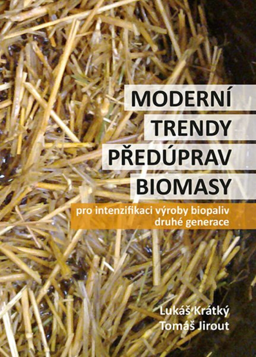 Kniha Moderní trendy předúprav biomasy