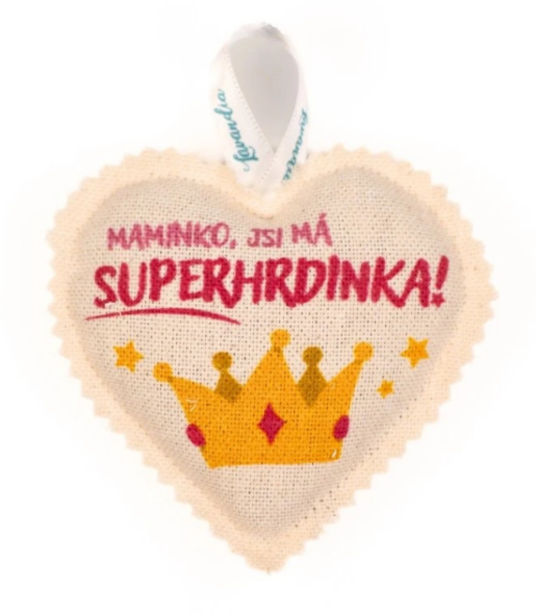 Levně Vonné srdíčko, máma, moje superhrdinka