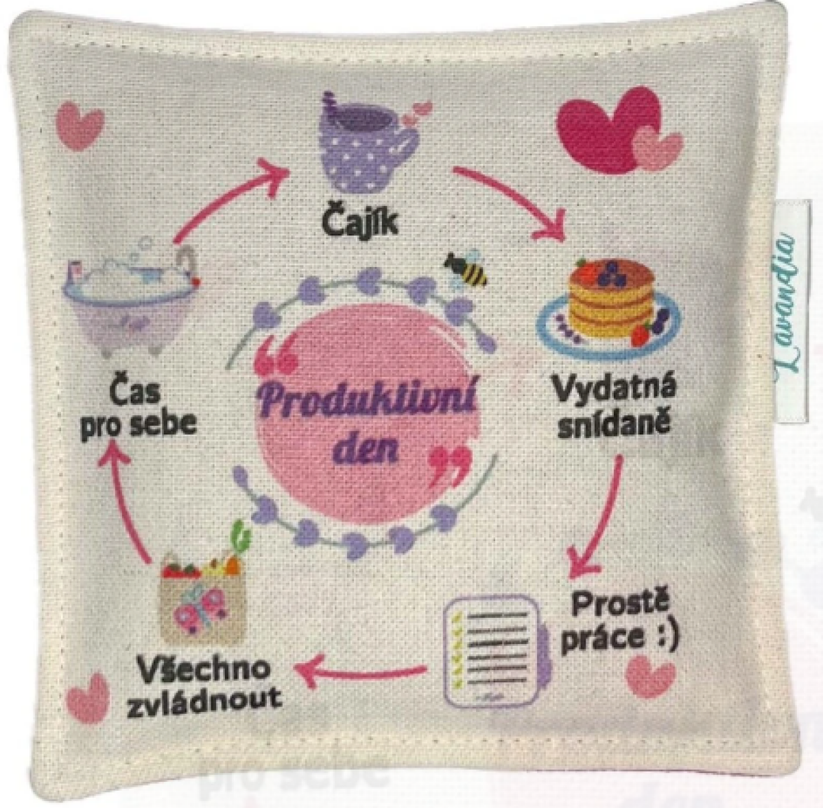 Levně Vonný podšálek, produktivní den
