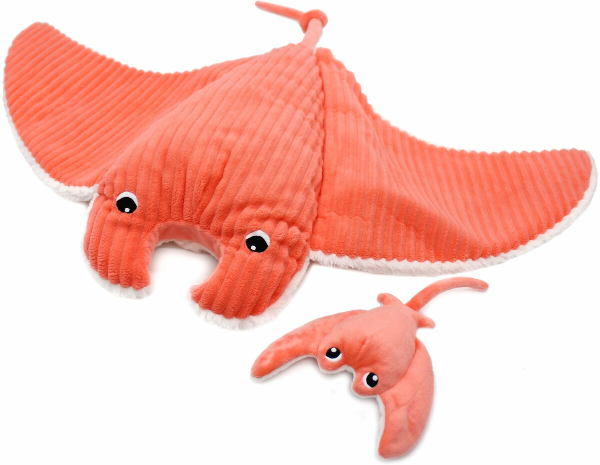 Plyšová manta Mentalou korálový - máma s miminkem