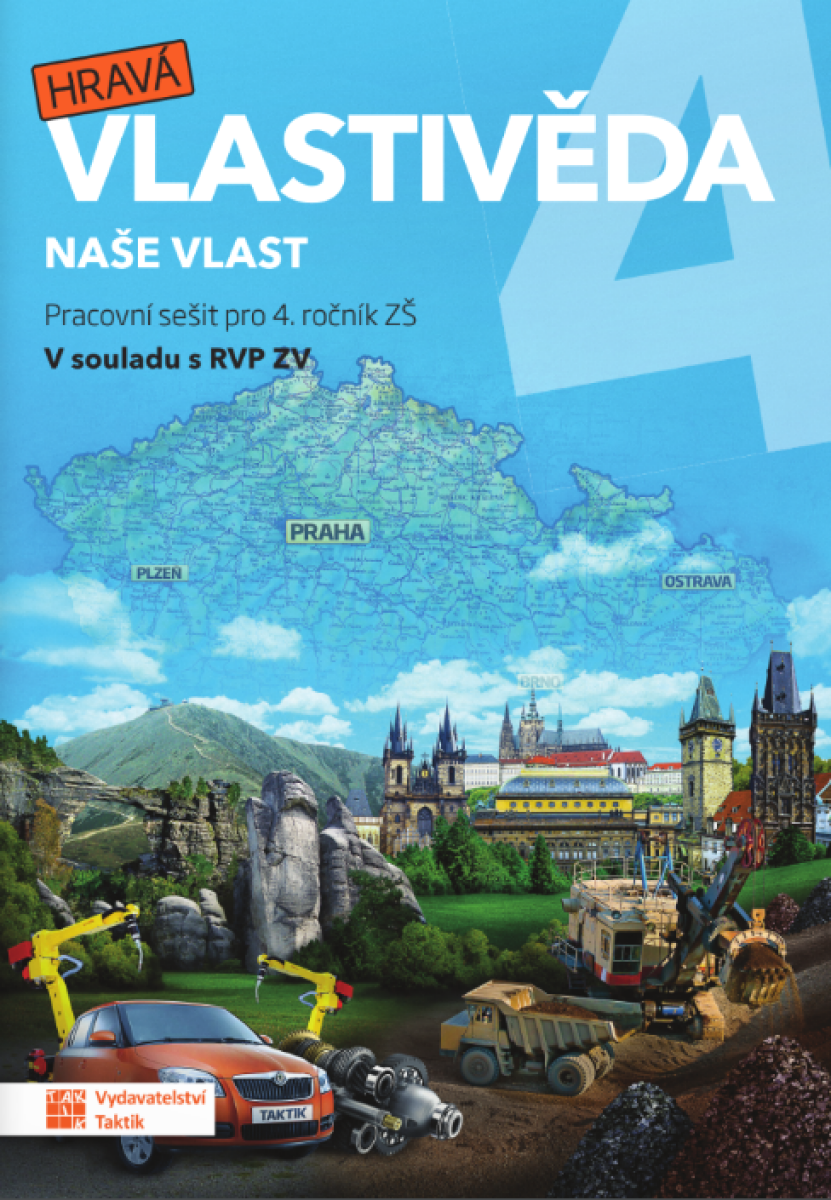 Kniha Hravá vlastivěda 4 - Naše vlast - pracovní sešit