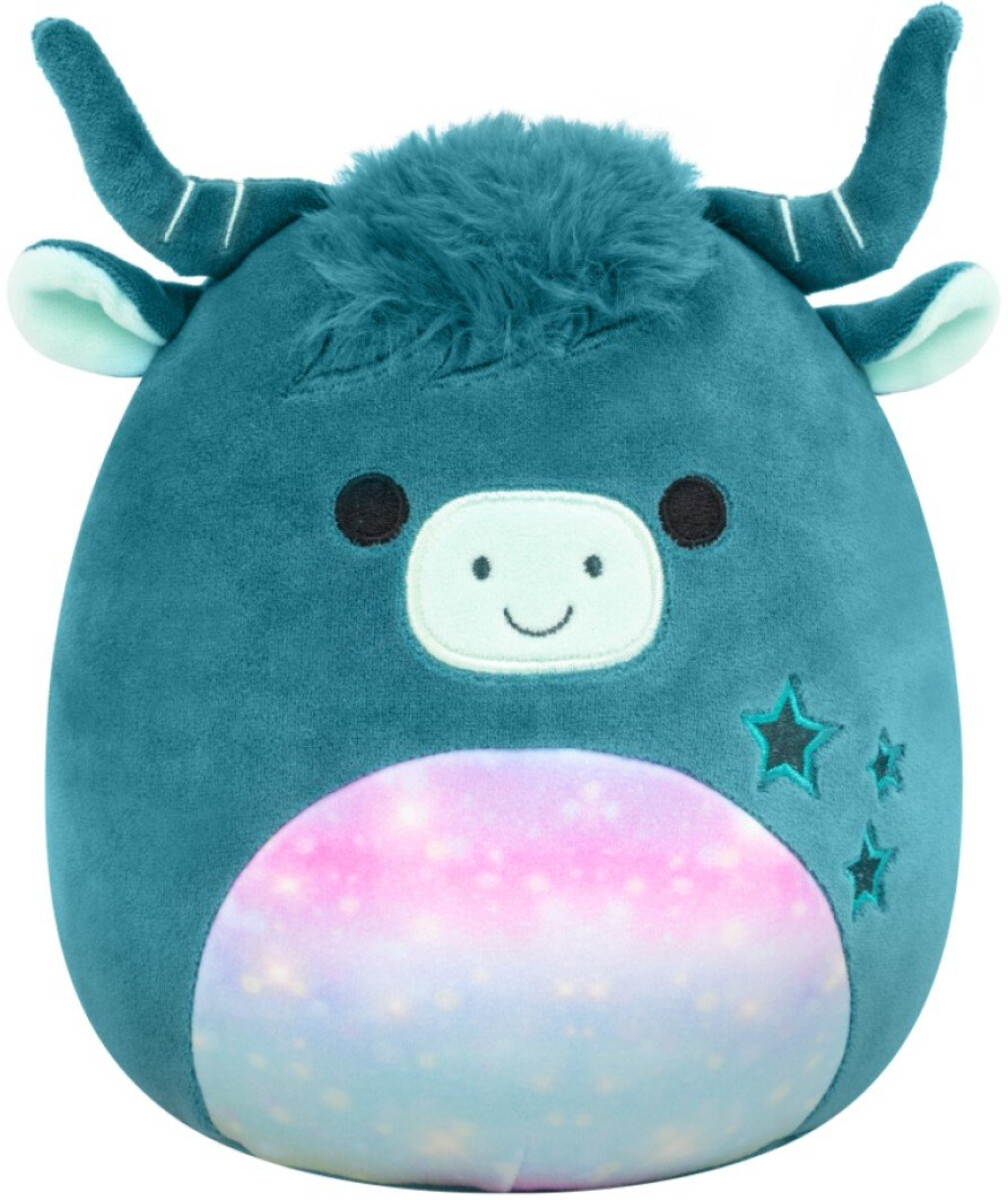 Squishmallows Zelená horská kráva - Clark, 13 cm