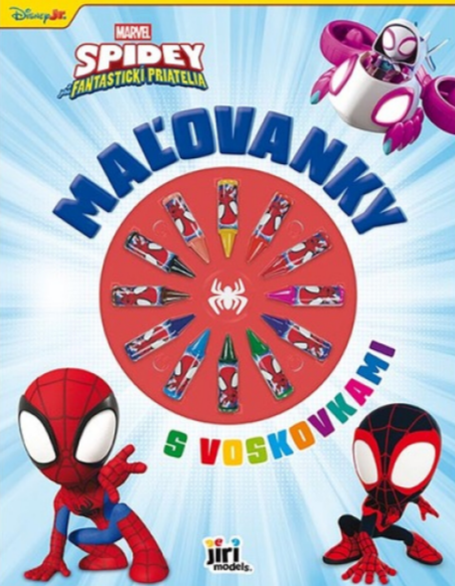 Levně Maľovanky s voskovkami Spidey
