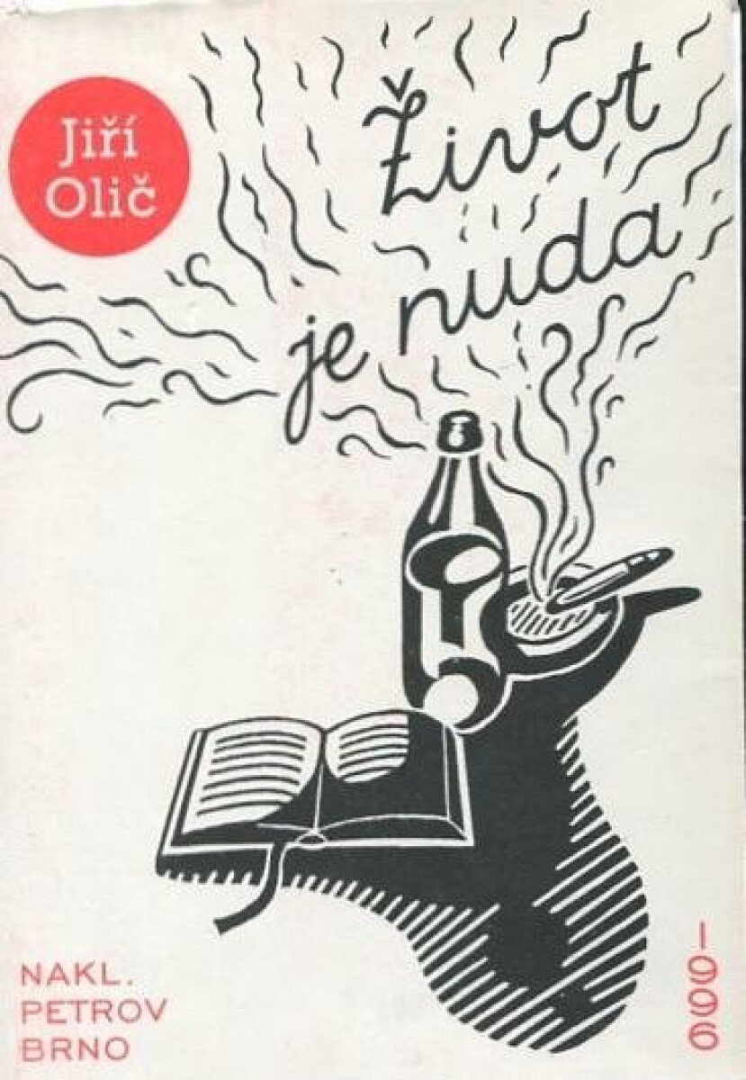 Kniha Život je nuda (poškozená)