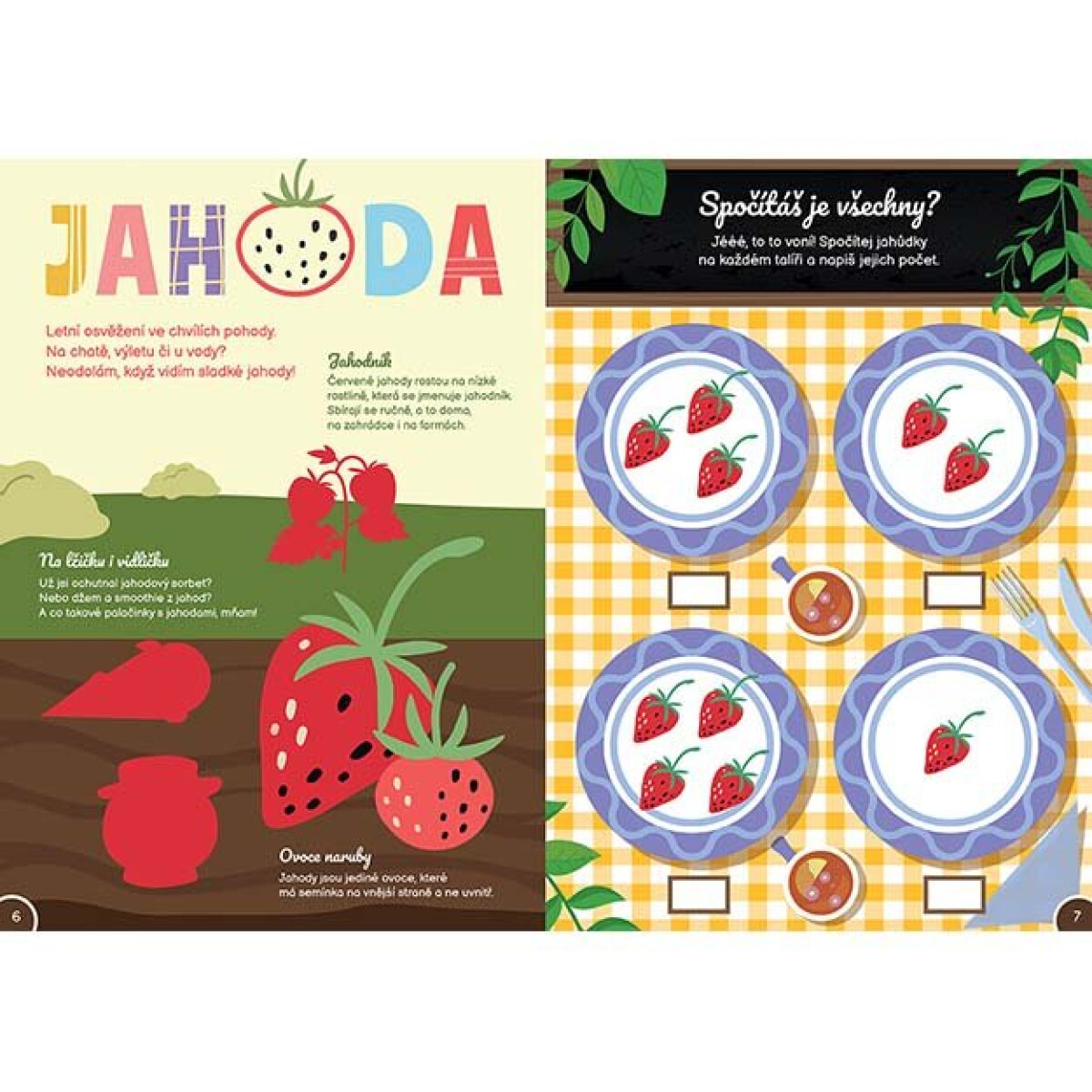 Samolepkové aktivity Ovoce a zelenina