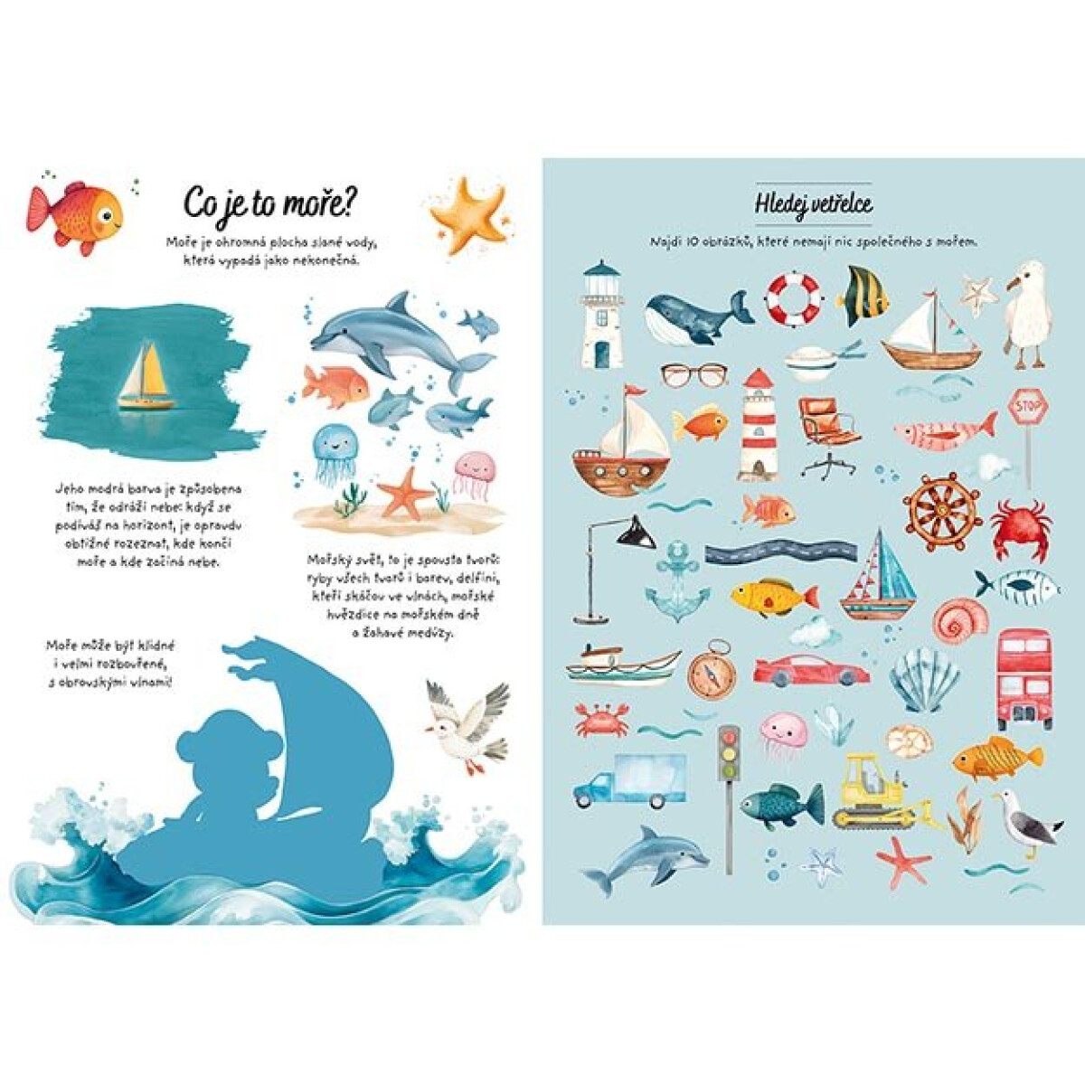 Samolepkové aktivity U moře