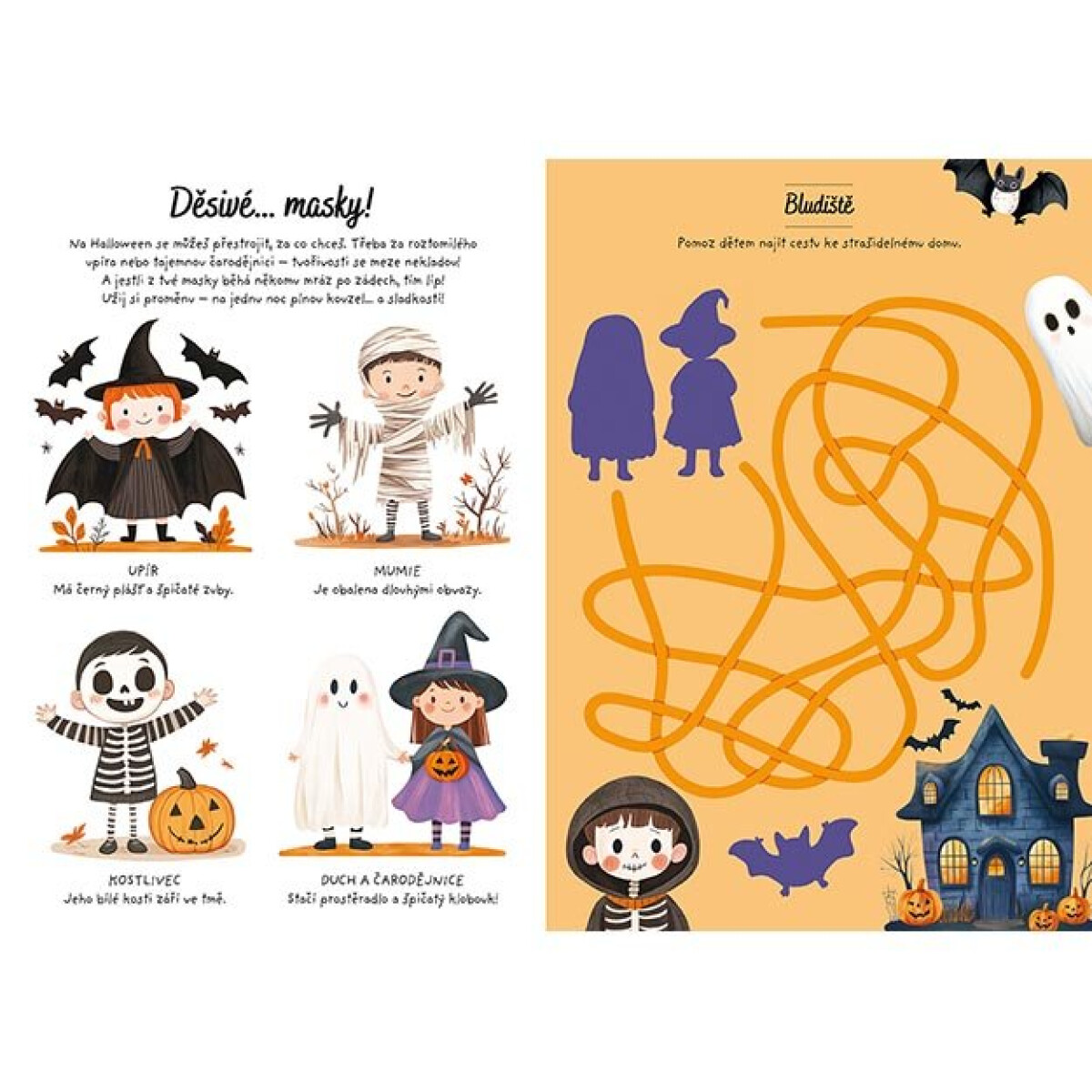 Samolepkové aktivity Halloween