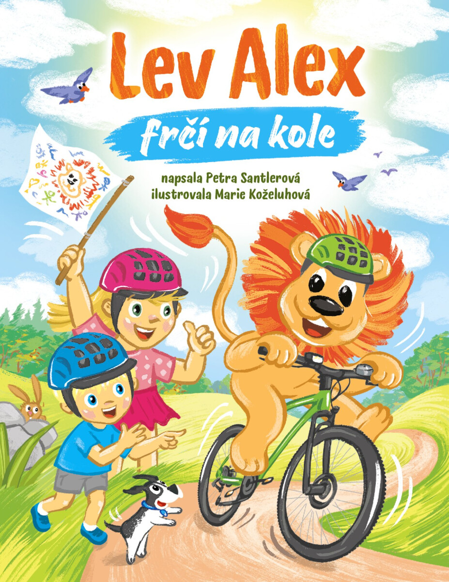 Kniha Lev Alex frčí na kole