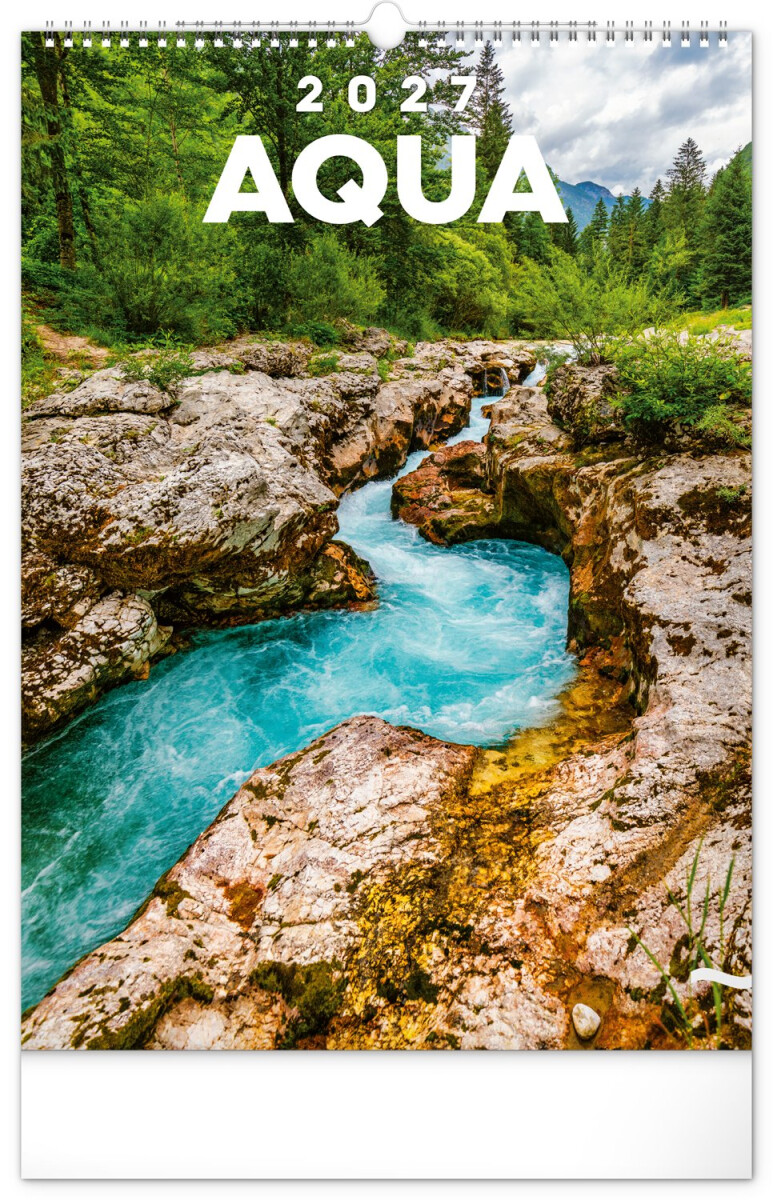 Kalendář 2027 nástěnný: Voda, 33 x 46 cm