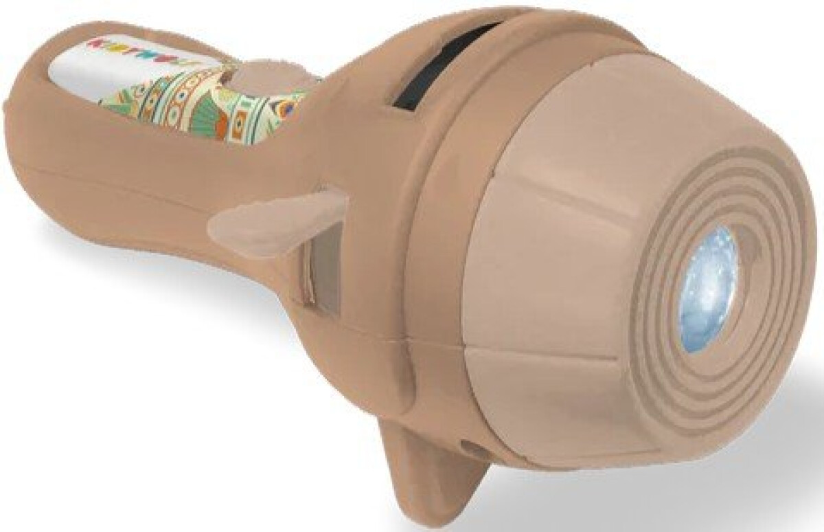 Dětská kapesní promítačka Kidyslide – hnědá