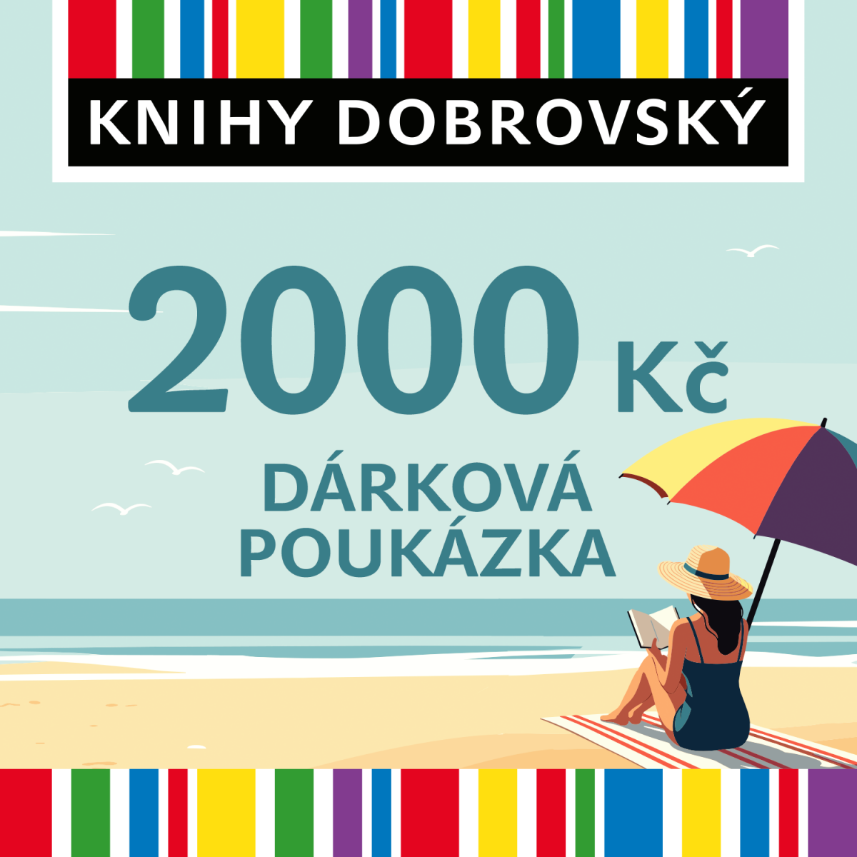 Letní elektronická dárková poukázka 2000 Kč