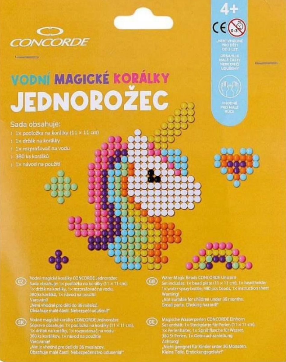 Levně Vodní magické korálky CONCORDE Jednorožec