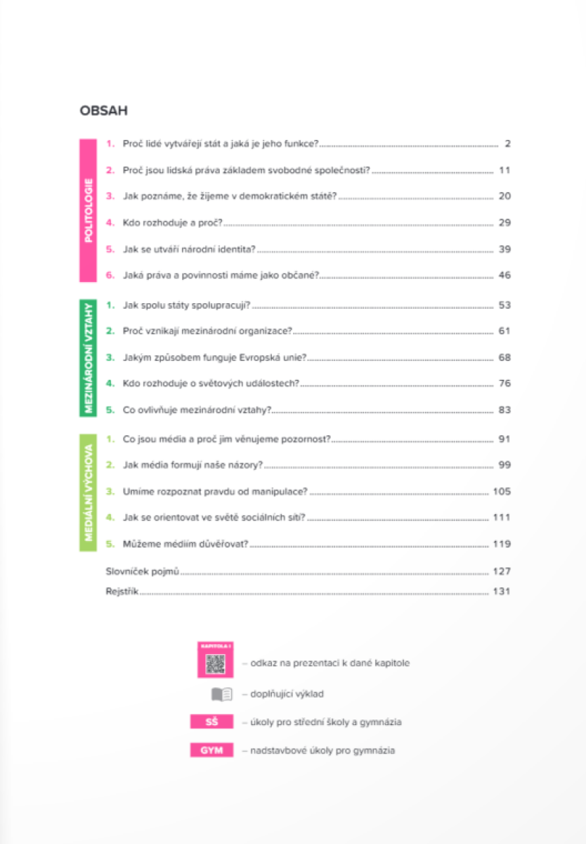 Základy společenských věd SŠ 2. ročník – učebnice
