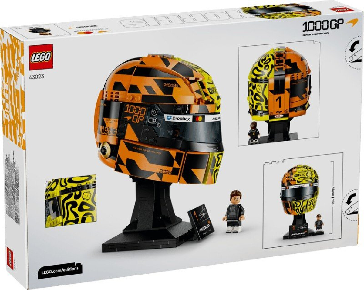 Lego Editions 43023  McLaren Mastercard Lando Norris Helmet