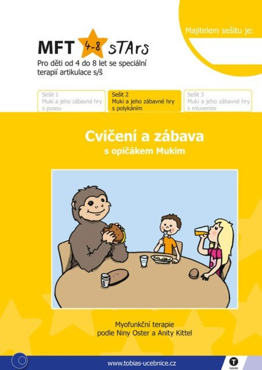 Kniha Muki a jeho zábavné hry s polykáním – sešit 2