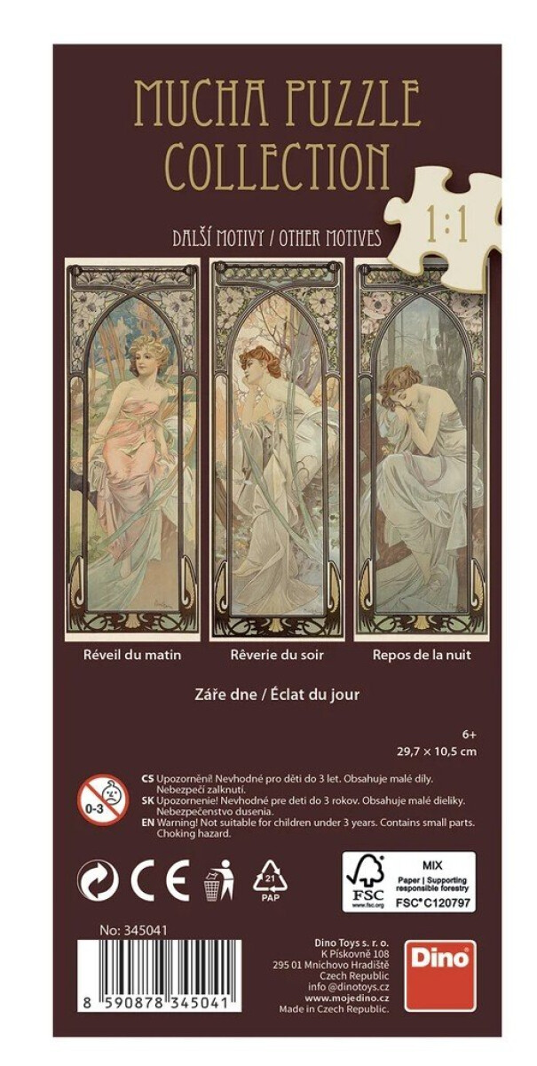 Alfons Mucha – Záře dne 75 Puzzle (obrázek 4)