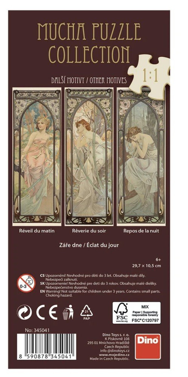 Alfons Mucha – Záře dne 75 Puzzle (obrázek 5)