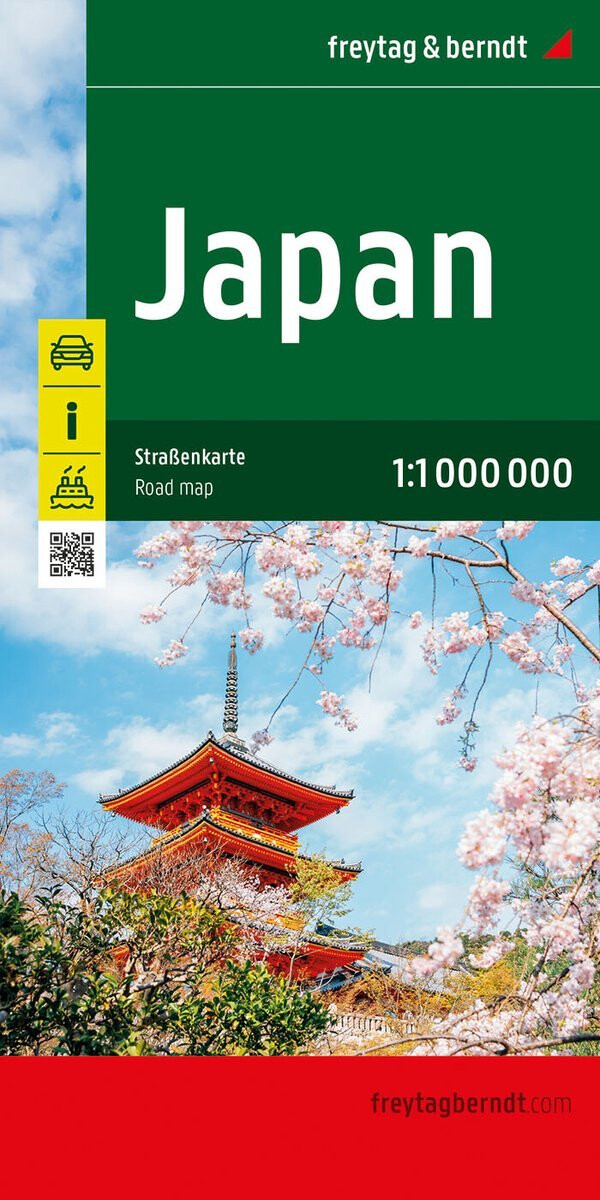 Japonsko 1:1 000 000 / silniční mapa