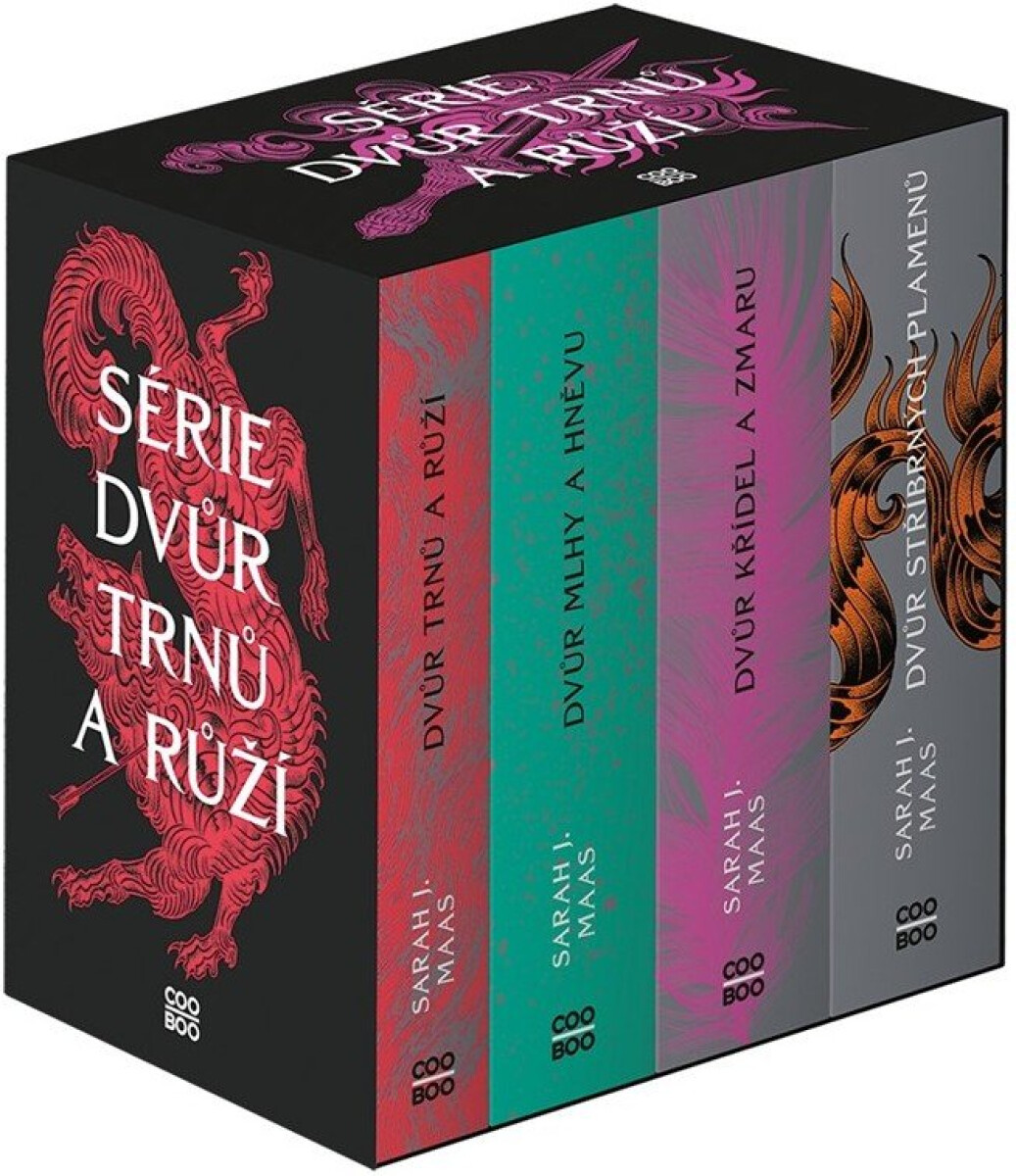 Kniha Dvůr trnů a růží - box 1-4
