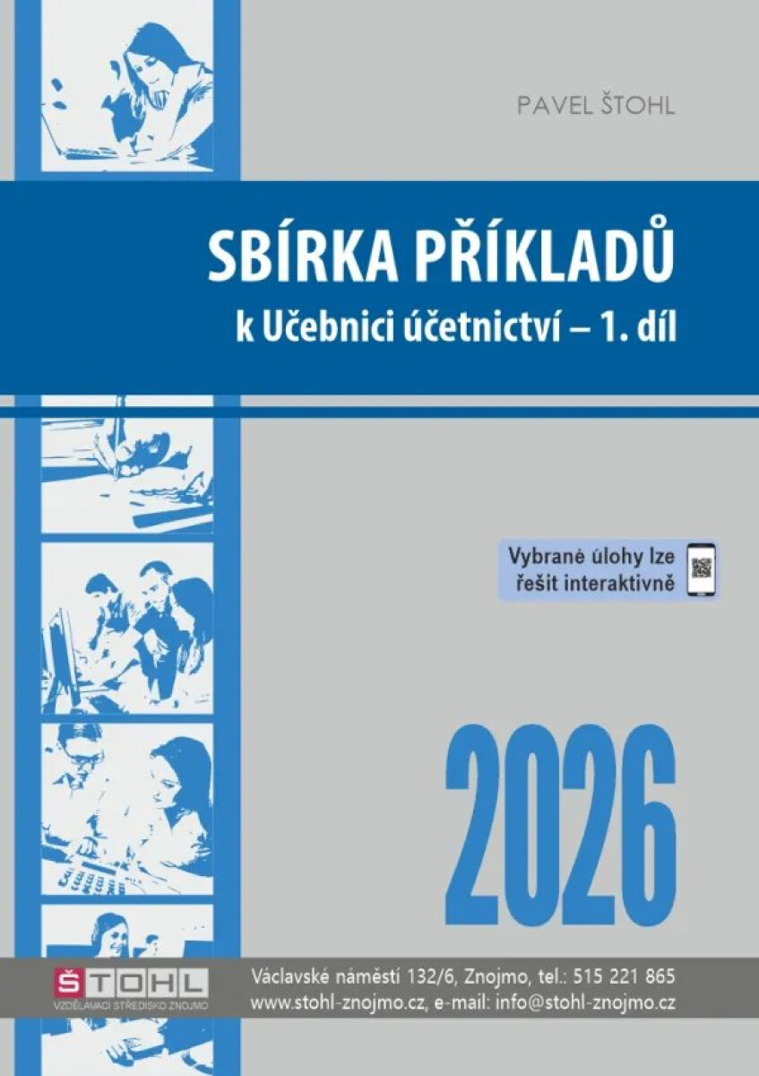 Sbírka příkladů k učebnici účetnictví I. díl 2026