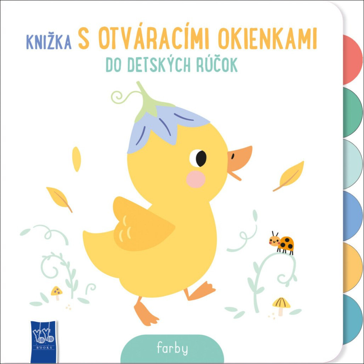 Knižka s otváracími okienkami Farby