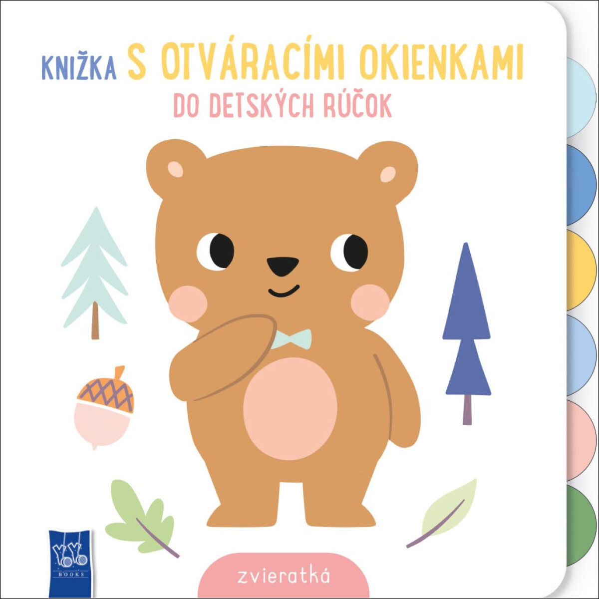 Knižka s otváracími okienkami Zvieratká