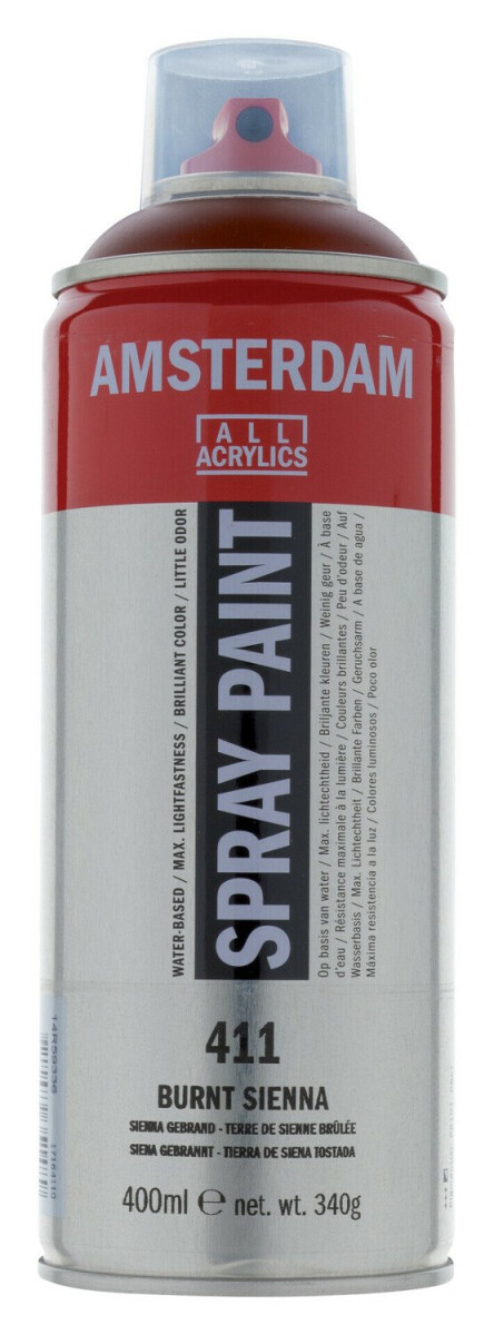 Akrylový sprej Amsterdam 400 ml - Burnt Sienna 411