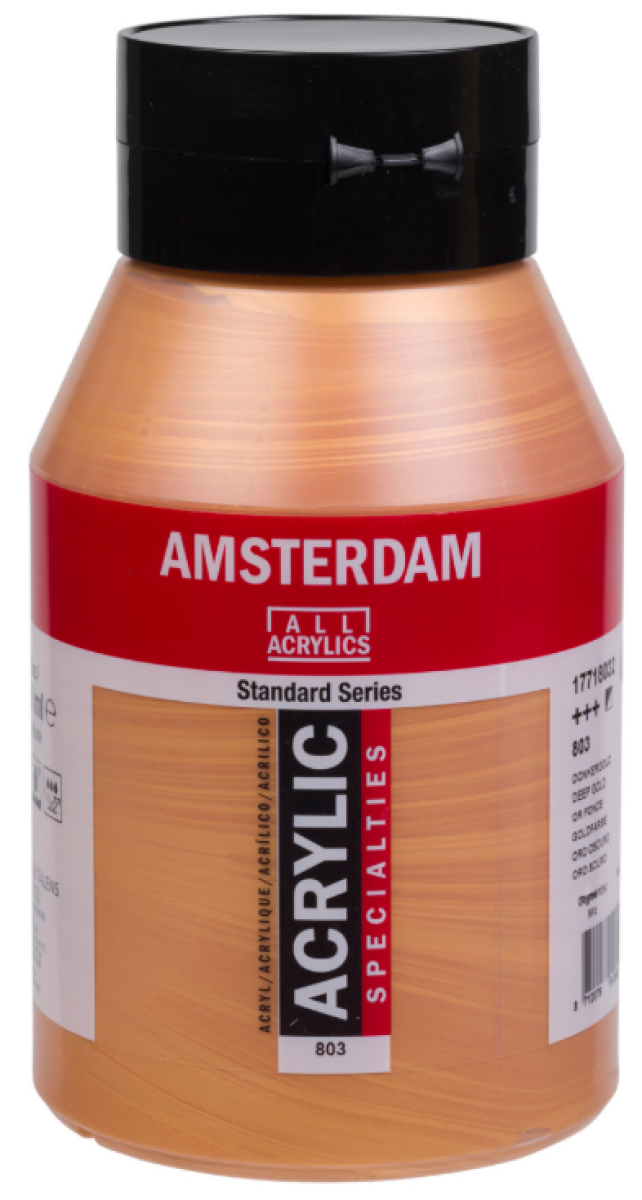 Akrylová barva Amsterdam Standard, 1 litr - 803 Deep Gold