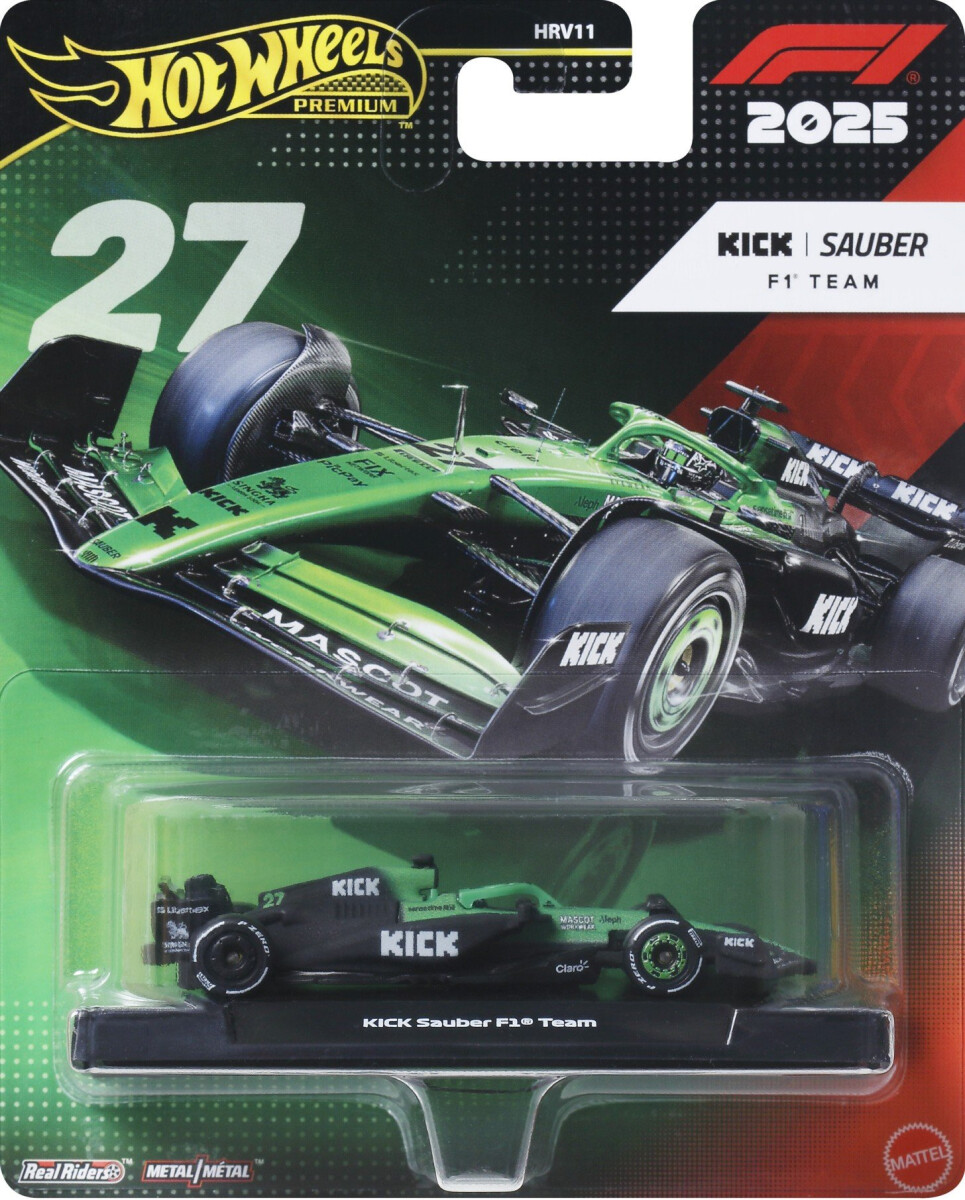 Hot Wheels Premium formule 1 2025 sauber nico hülkenberg #27