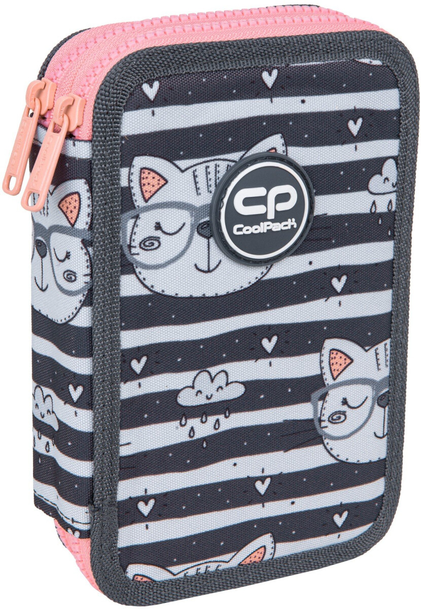 Penál 2-komorové s vybavením Coolpack Jumper 2 catnip