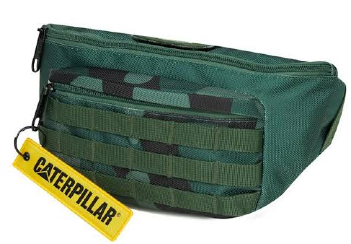 Combat Sahara Waist Bag A1 - Dark Green Camo