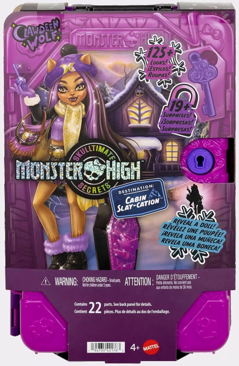 Monster High panenka Clawdeen Wolf strašidelné prázdniny s překvapeními