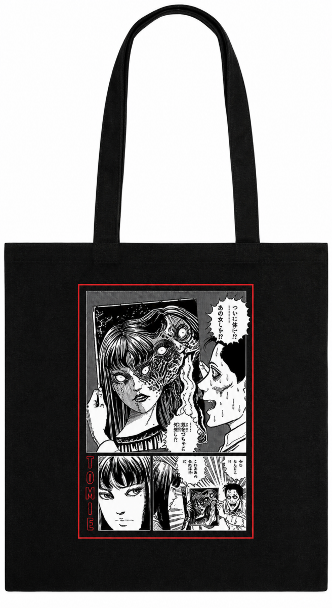 JUNJI ITO - Látková taška (Tote Bag) - "Tomie"