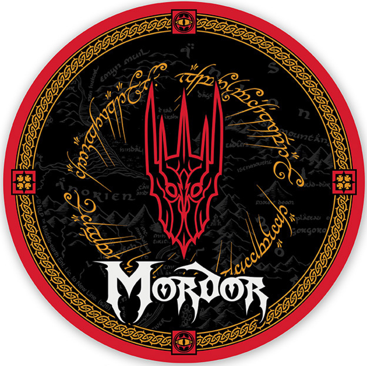 Keramický podtácek Pán prstenů - Mordor