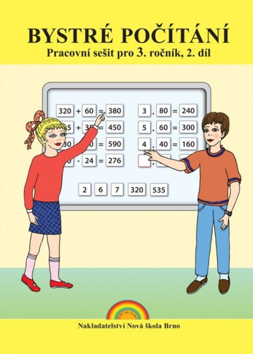 Kniha Bystré počítání 2.díl – pracovní sešit k učebnici Matematika 3 (3-08)