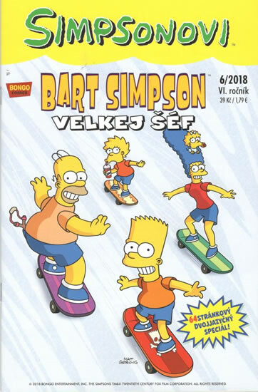 Kniha Simpsonovi - Bart Simpson 6/2018